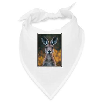 Kängurus Känguru - Bandana - Weiß - Vorne