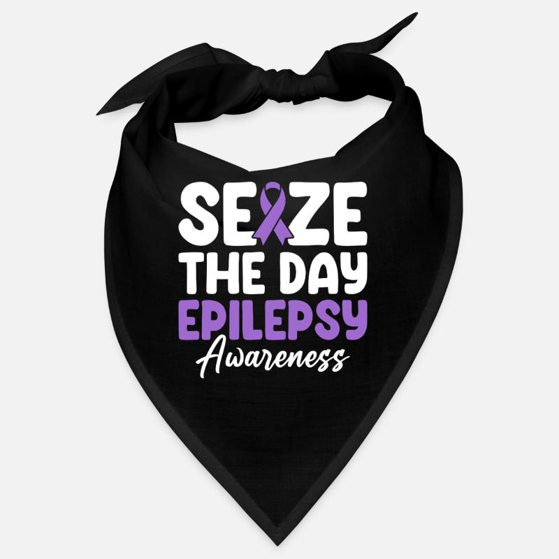 Seize The Day Ruban Violet Système Nerveux Bandana
