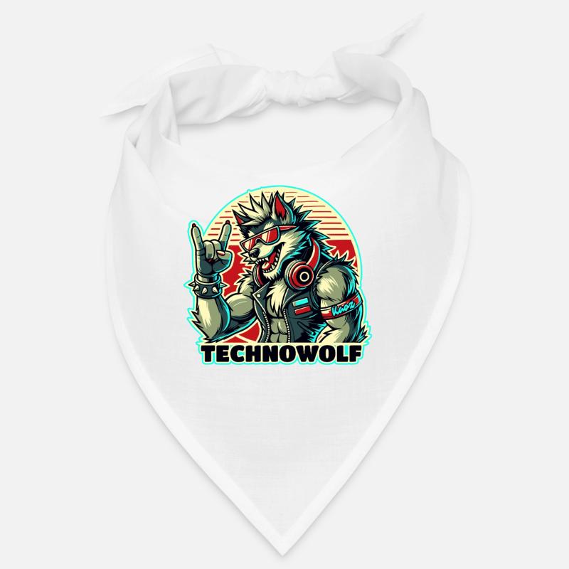 Techno-Wolf : Rythmes de musique électronique Bandana