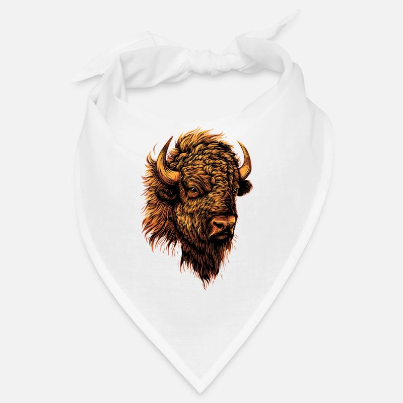 Bison, Bison, Bovins sauvages, Bison, Bison d’Amérique Bandana
