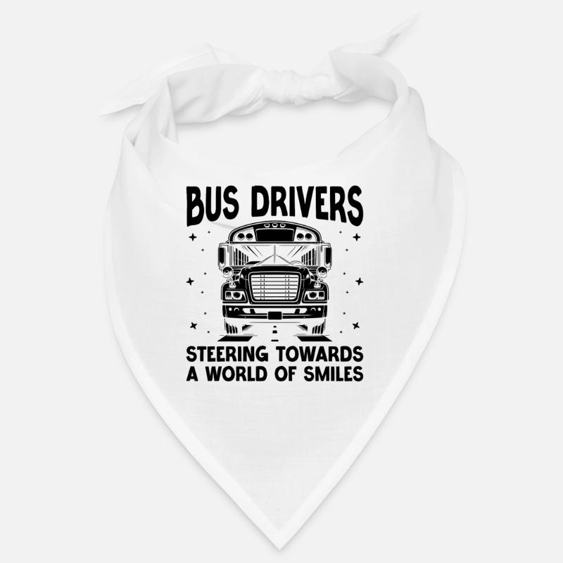 Les chauffeurs d’autobus se dirigent vers un monde de sourires Bandana