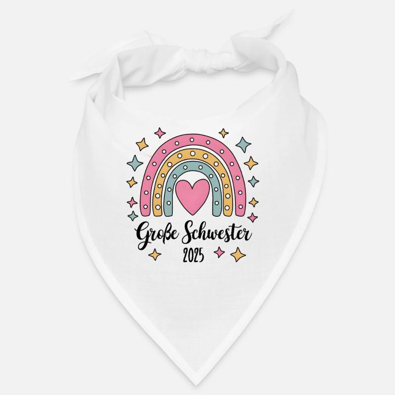 Große Schwester 2025 Regenbogen Bandana