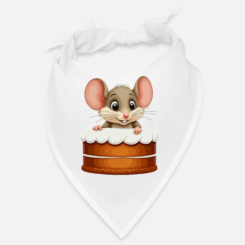 La souris sort de la tarte Bandana