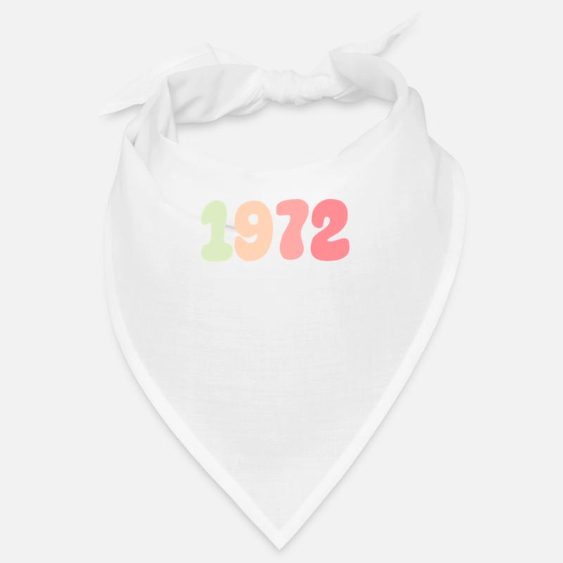 Date de naissance Année de naissance 1972 - Bandana - blanc