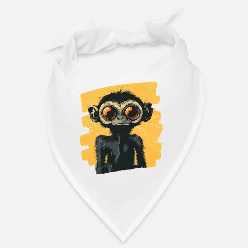 Spider Monkey Retro Bandana