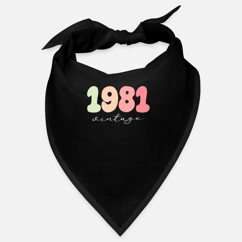 Anniversaire Année de naissance 1981 Bandana