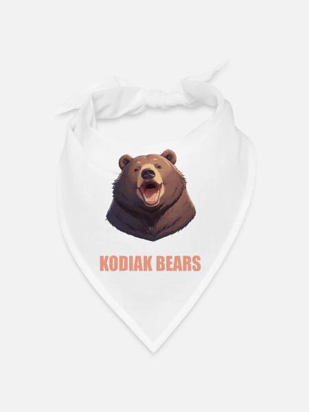 Ours Kodiak Ours Kodiak - Bandana - blanc - Devant