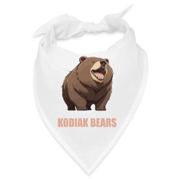 Kodiakbären Kodiakbär - Bandana - Weiß - Vorne