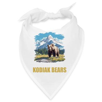 Kodiakbären Kodiakbär - Bandana - Weiß - Vorne