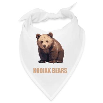 Kodiakbären Kodiakbär - Bandana - Weiß - Vorne