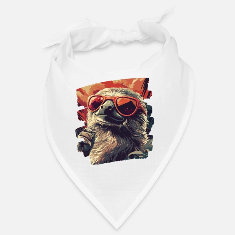 Sloth Retro Bandana
