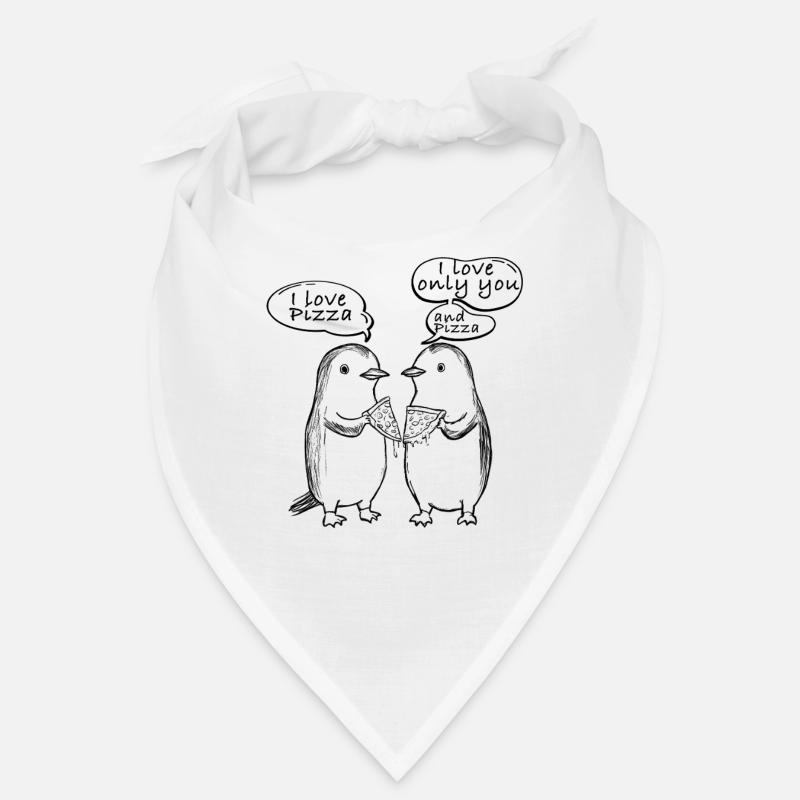 J’adore Pizza Penguins Bandana
