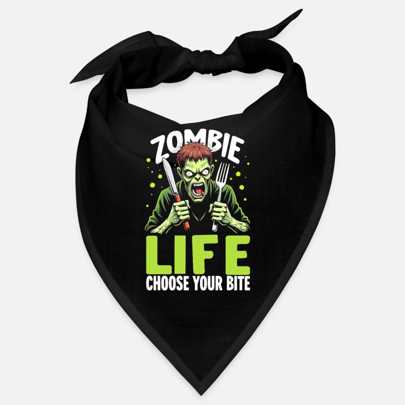 Zombie Apocalypse Humor Funny Undead Quotes Bandana