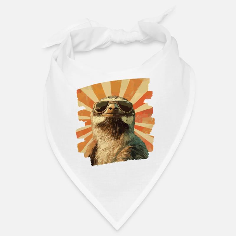 Faultier Retro Bandana