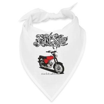 S51 (rot) // Illustration - Bandana - Weiß - Vorne