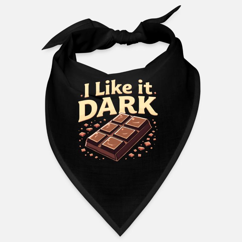 Chocolate enthusiasts, Dark chocolate fans, Bandana