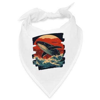 Walfisch - Bandana - Weiß - Vorne