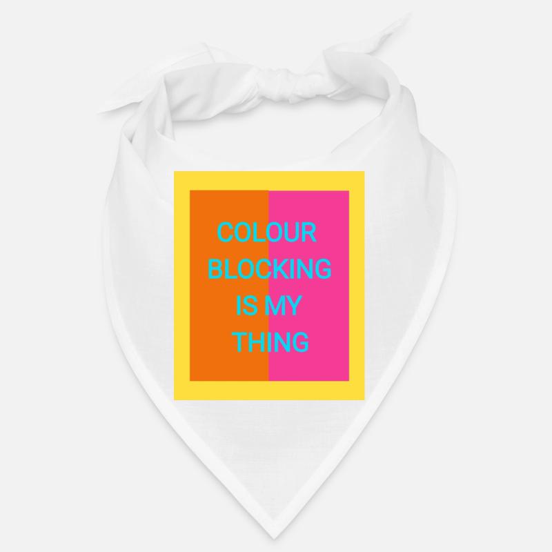 colour blocking Bandana