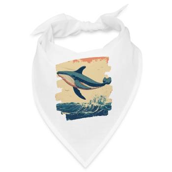 Walfisch - Bandana - Weiß - Vorne
