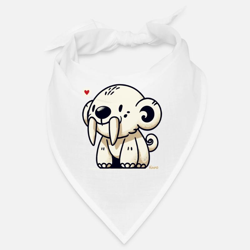 Cute Sabertooth Animal Bandana