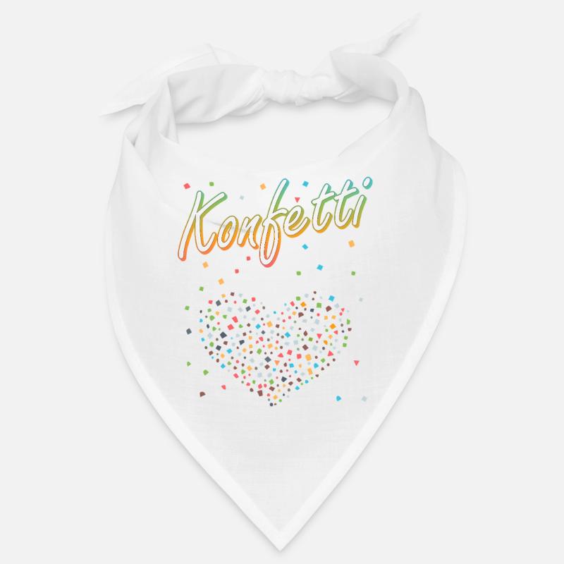 Konfetti Fasching Karneval Spaß Design Bandana