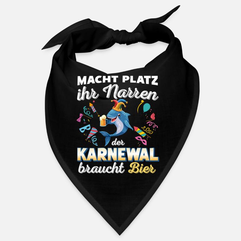 Konfetti Fasching Karneval Spaß Design Bandana