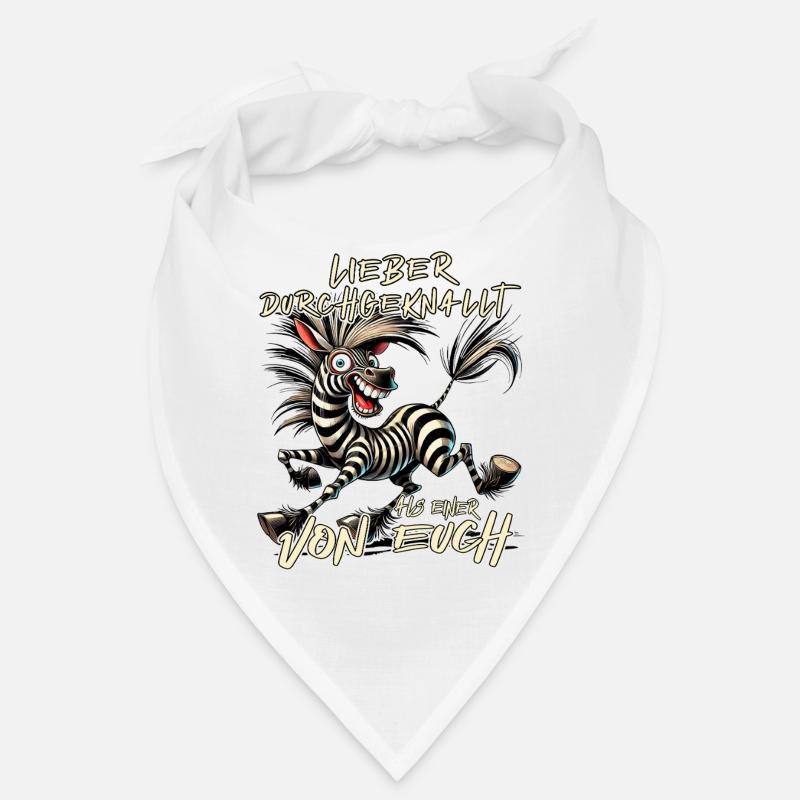 Zebra Lieber durchgeknallt als einer von euch Bandana