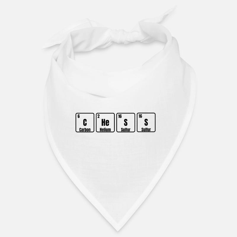 Chess Periodic Table Chess Chemist Bandana