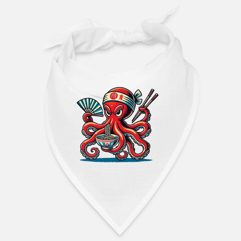 Oktopus Liebt Japan Ramen Bandana