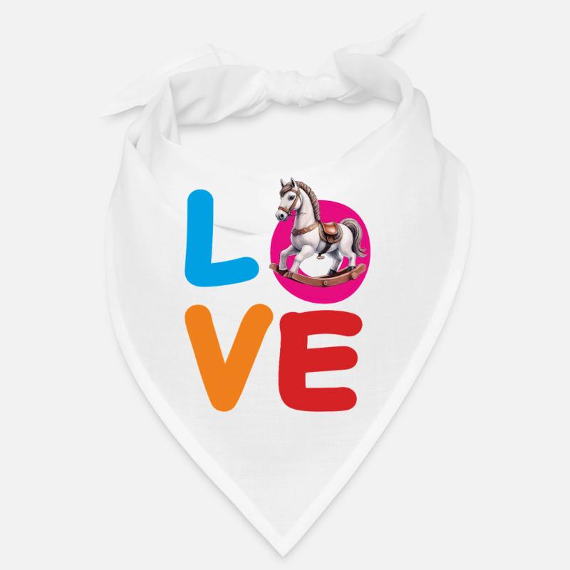 CHEVAL À BASCULE D’AMOUR Bandana