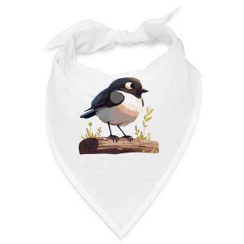 Elstern Elster - Bandana - Weiß - Vorne