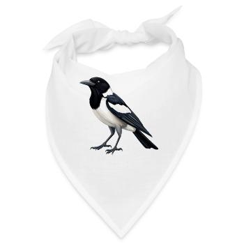 Elstern Elster - Bandana - Weiß - Vorne