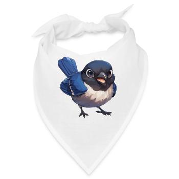 Elstern Elster - Bandana - Weiß - Vorne