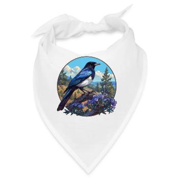 Elstern Elster - Bandana - Weiß - Vorne