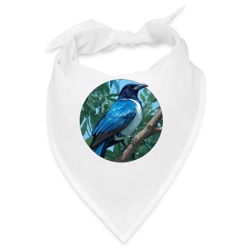 Elstern Elster - Bandana - Weiß - Vorne