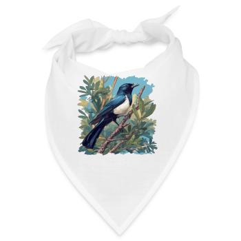 Elstern Elster - Bandana - Weiß - Vorne