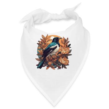 Elstern Elster - Bandana - Weiß - Vorne