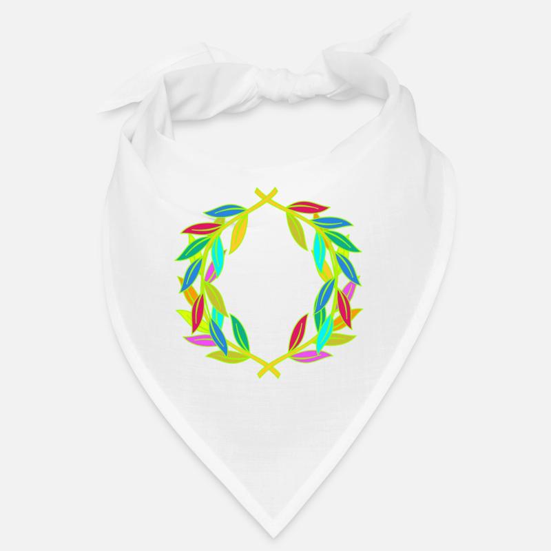 Regenbogen Lorbeerkranz Lorbeer Bandana