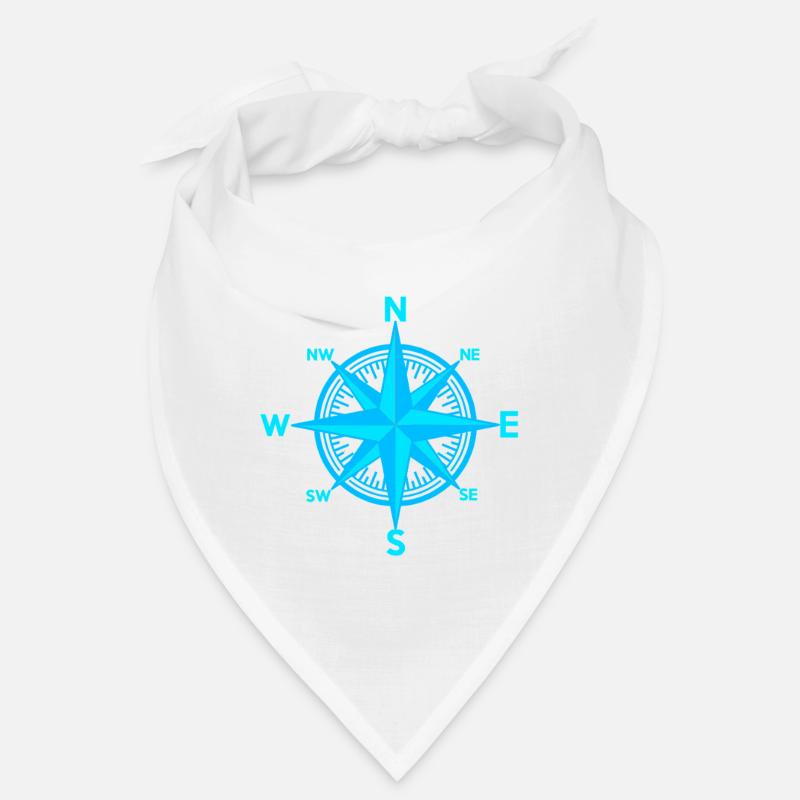 maritim Windrose Kompass Seefahrt Seemann Bandana