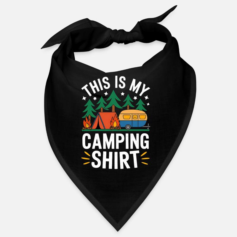 Camping Aventure Camping Drôle Design Bandana