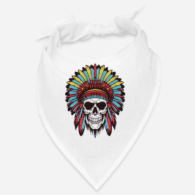 Apache Indianer Häuptling Totenkopf Bandana