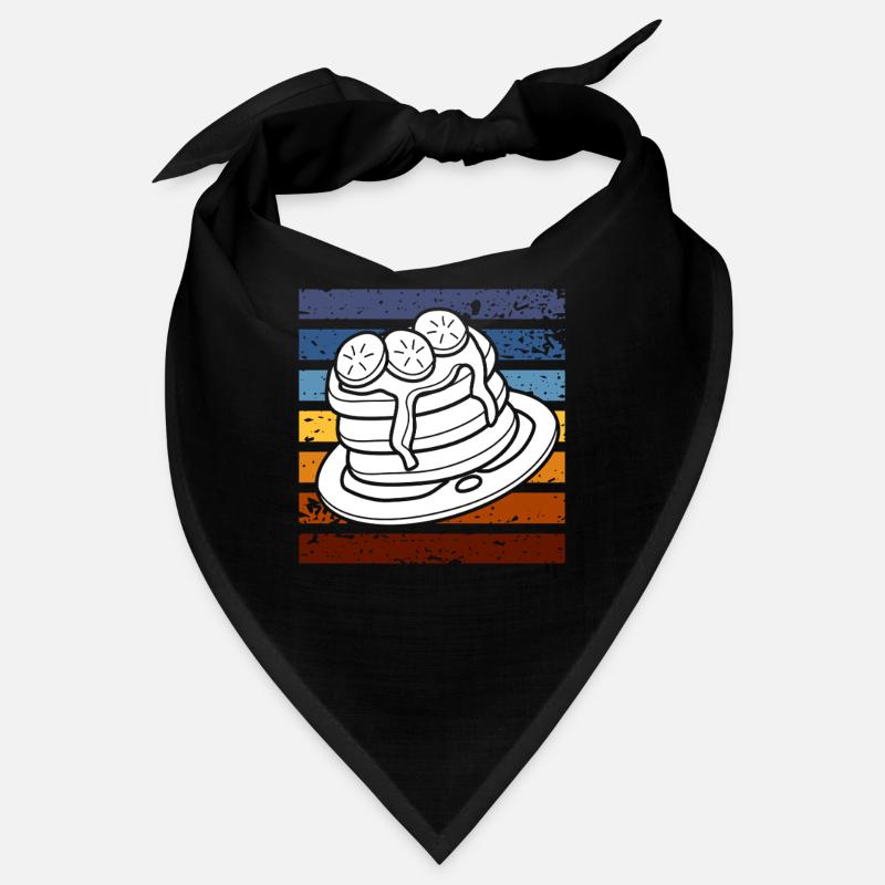 Retro Pancakes Breakfast Indulgence Bandana