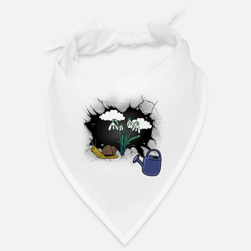 perce-neige fleur escargot escargot Bandana
