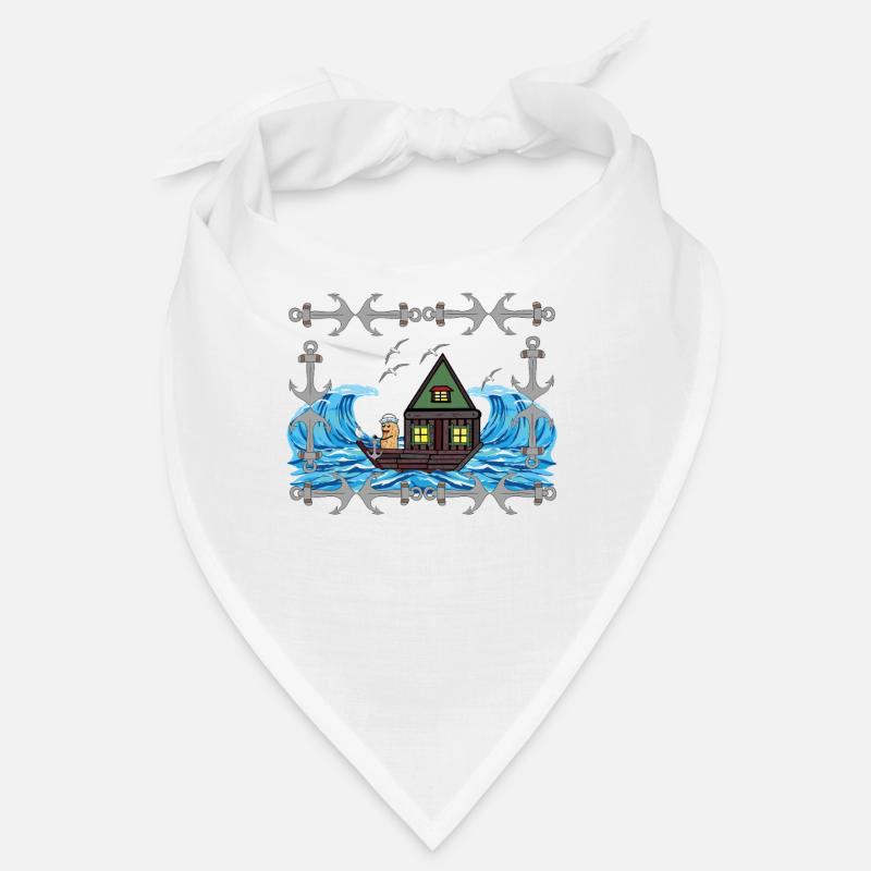 Maritime Peanut Sailor Ship Ships Ahoy Moin Bandana