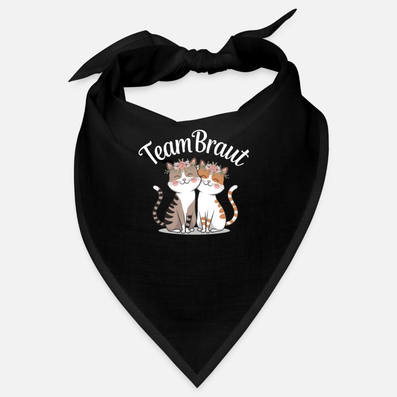 Équipe Bride Chat Chaton Engagement Enterrement de vie de garçon Bandana