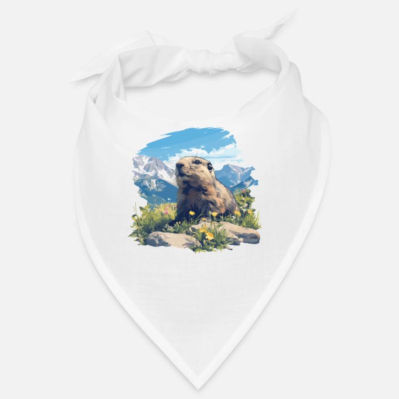 Marmots Groundhog Bandana