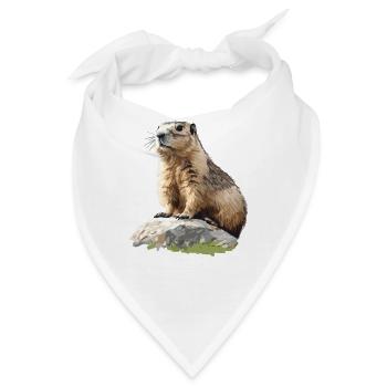 Murmeltiere Murmeltier - Bandana - Weiß - Vorne