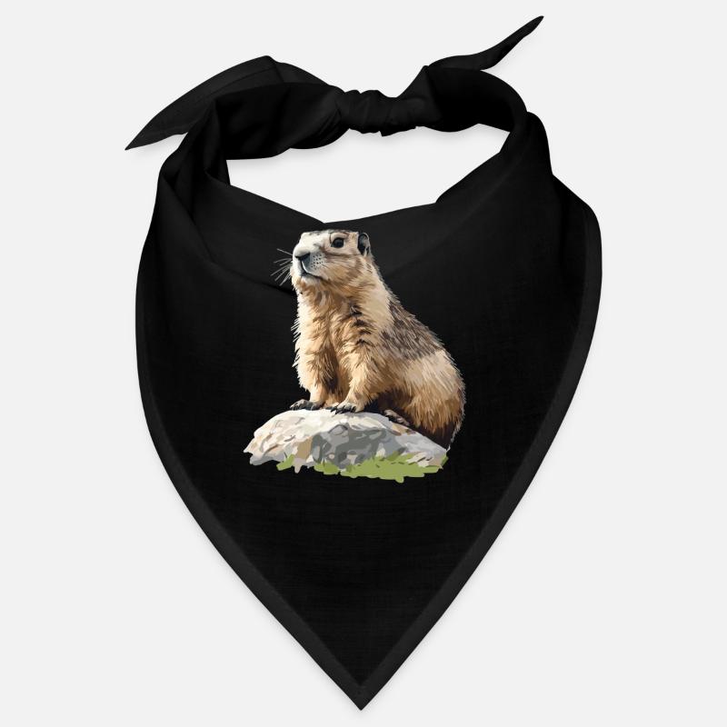 Marmots Groundhog Bandana