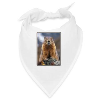 Murmeltiere Murmeltier - Bandana - Weiß - Vorne
