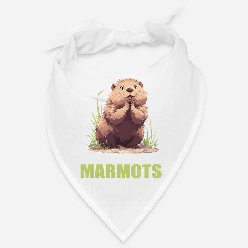 Marmots Groundhog Bandana